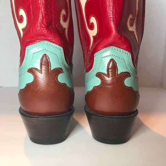 Lucchese Shoes - Lucchese Cowgirl Boots💙❤️🤍🤎